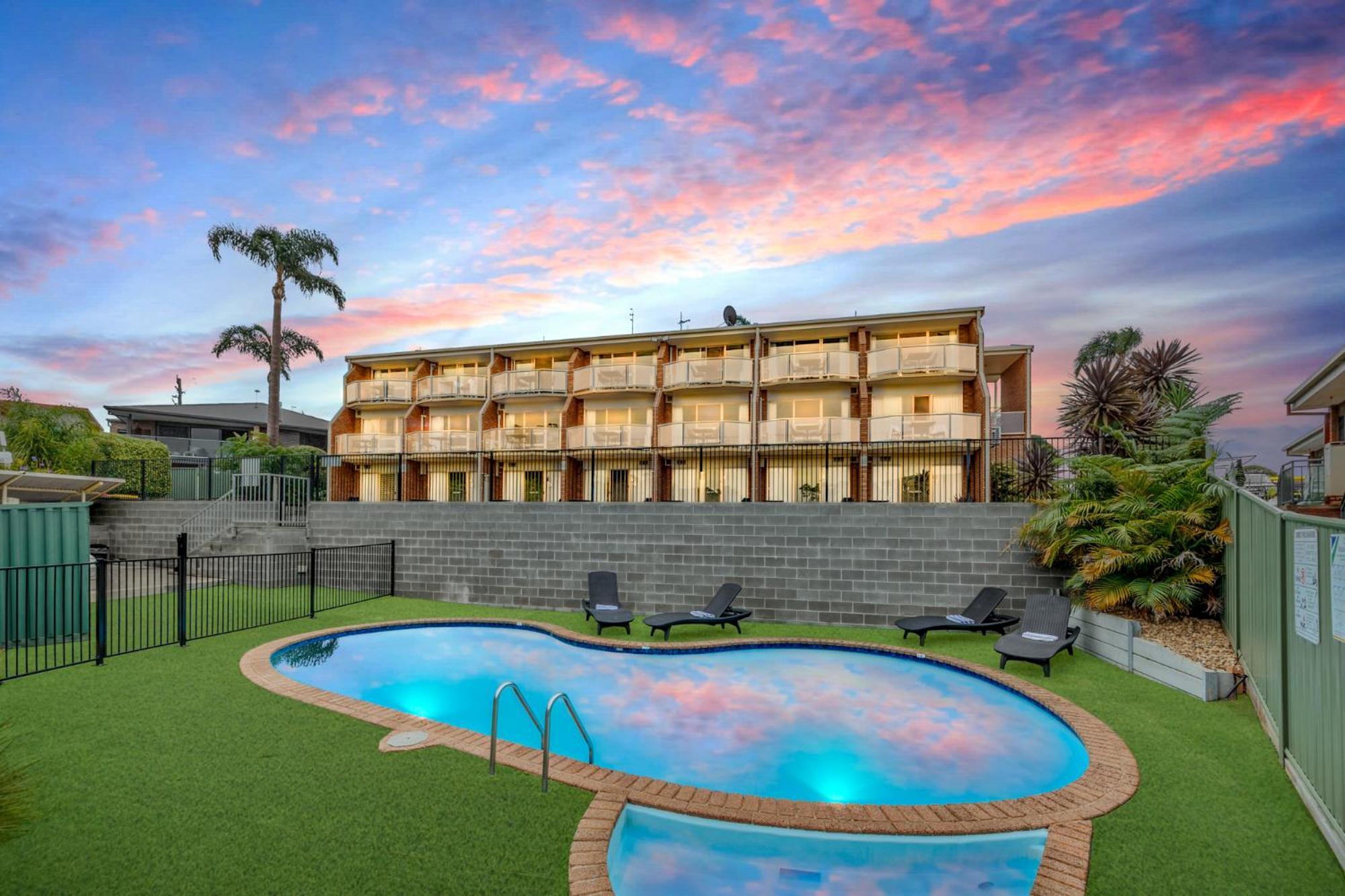 Sapphire Waters Motor Inn Merimbula Exterior foto